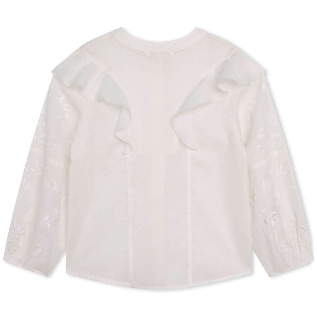Chloe Off White Mini Me Twill Blouse