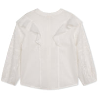 Chloe Off White Mini Me Twill Blouse