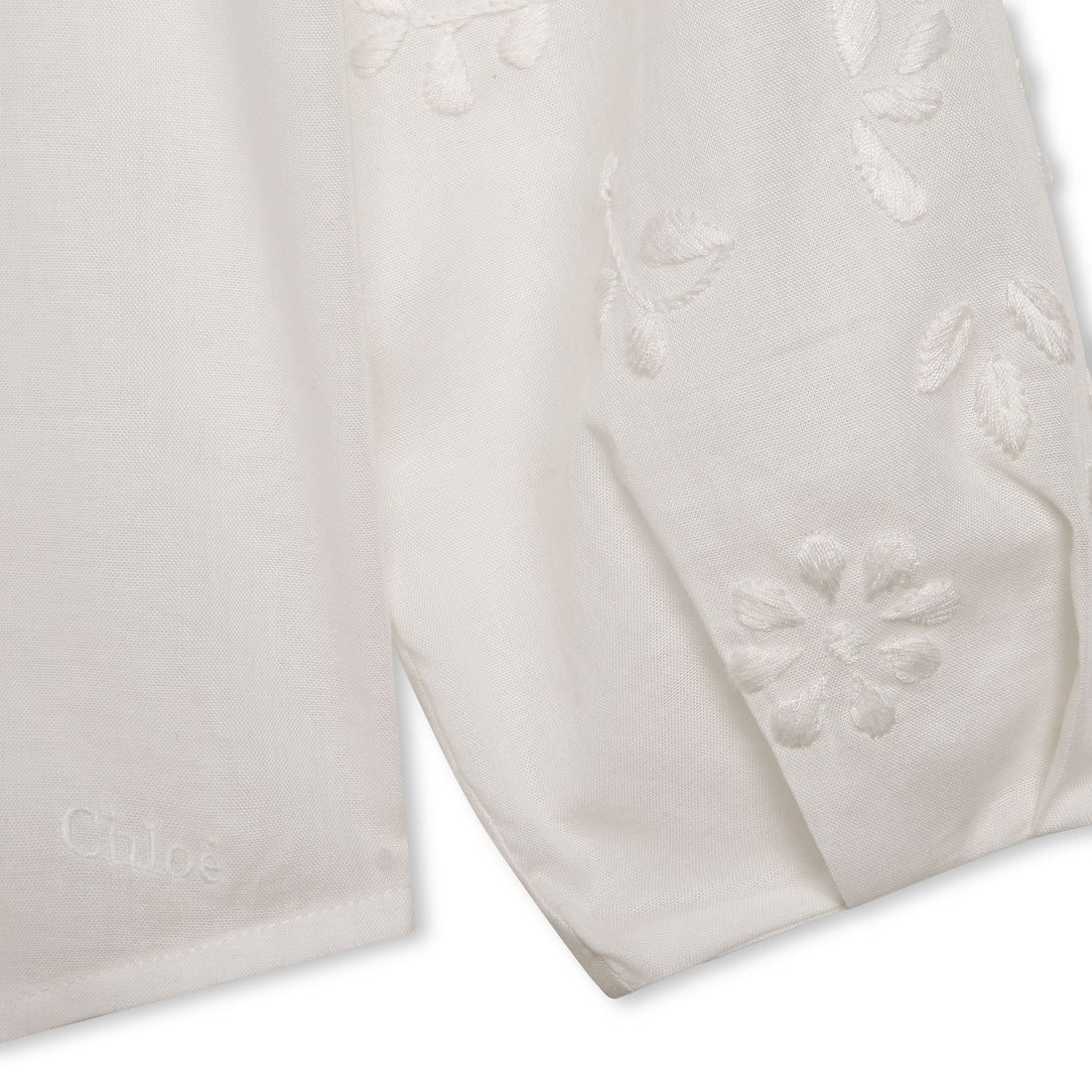 Chloe Off White Mini Me Twill Blouse