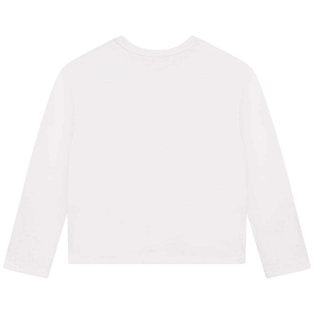 Chloe Off White Flowers Logo Tee