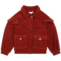 Chloe Red Mini Me Wool Jacket