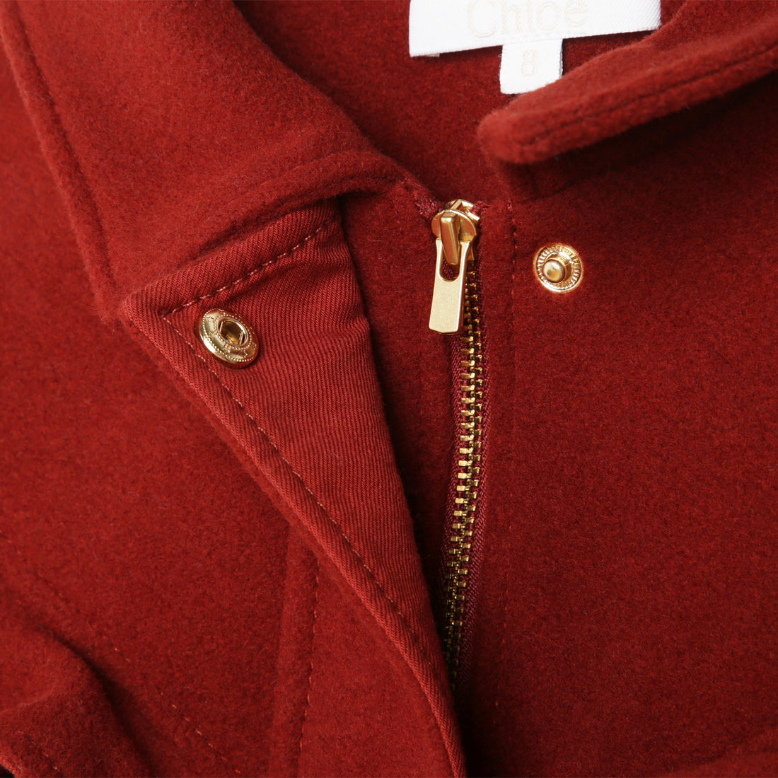 Chloe Red Mini Me Wool Jacket