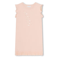 Chloe Pale Pink Fringes Dress
