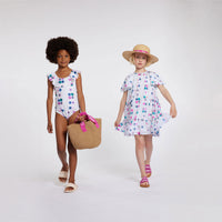Chloe Multi Mini Me Multi Print Dress