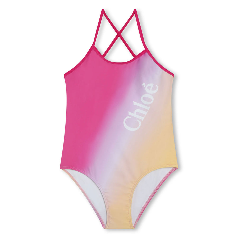 Chloe Pink/Yellow Swimming Costume