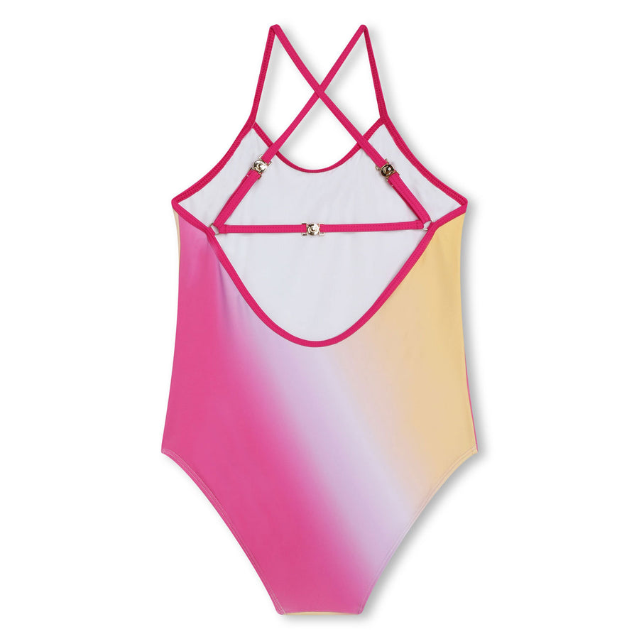 Chloe Pink/Yellow Swimming Costume
