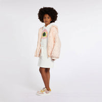 Chloe Off White Mini Me Fusion Hoodie Dress