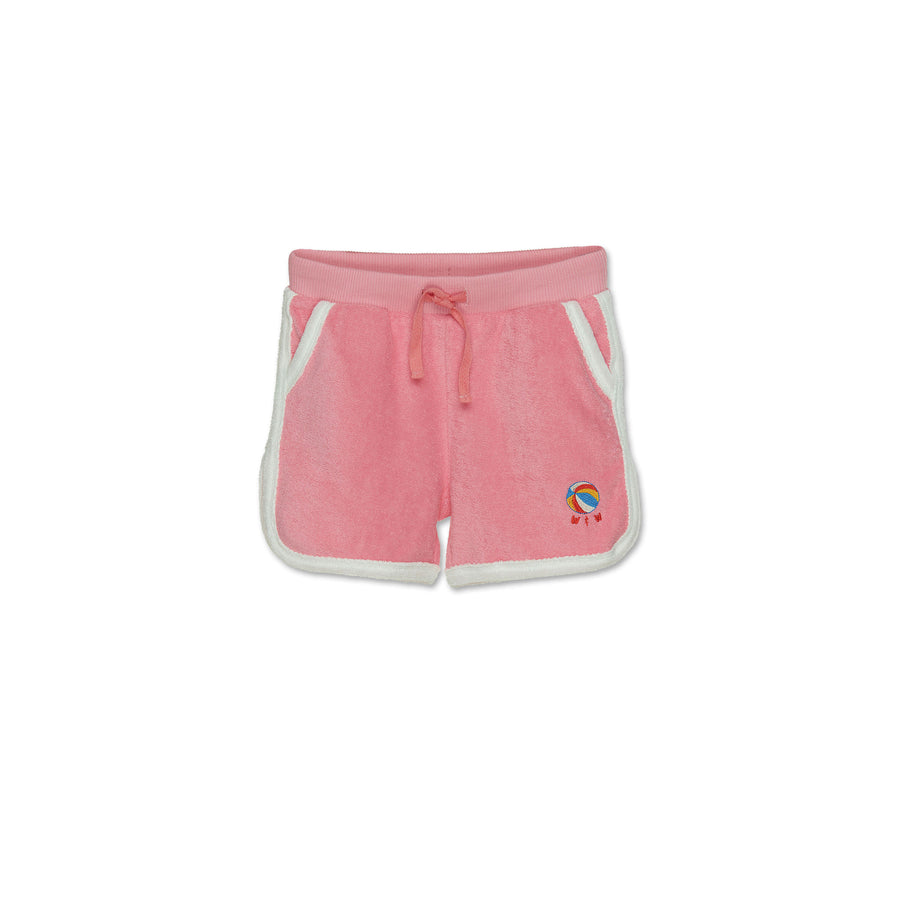 Wander and Wonder  Bubble Gum Terry Gym Shorts