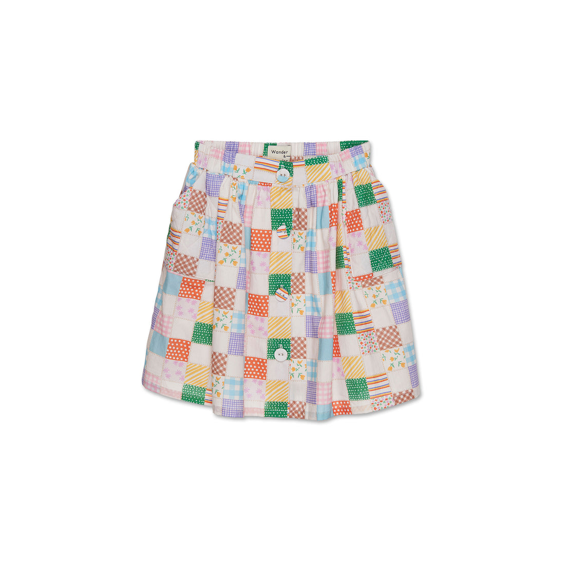 Wander and Wonder  Multi Quilt Quilted Skirt