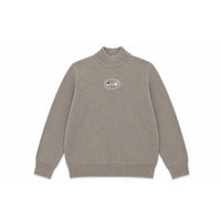 Calla Lili  Taupe Cross Stitch Sweater