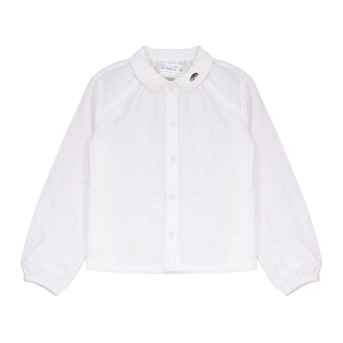 Calla Lili  Cream/Brown Embroidery Shirt