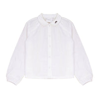 Calla Lili  Cream/Brown Embroidery Shirt