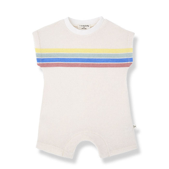 1+ In The Family Off White Campos Romper