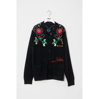 Indee  Black Waffa Cardigan