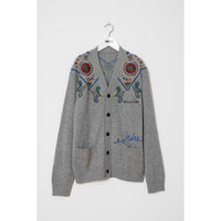 Indee  Grey Melange Waffa Cardigan