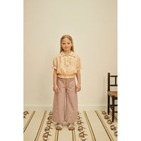 Apolina Lilac Casey 70'S All Over Embroidery Jean