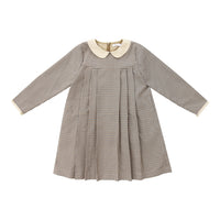 Coco Blanc Brown Houndstooth Dress