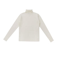 Coco Blanc Cream Ribbed Turtle Neck