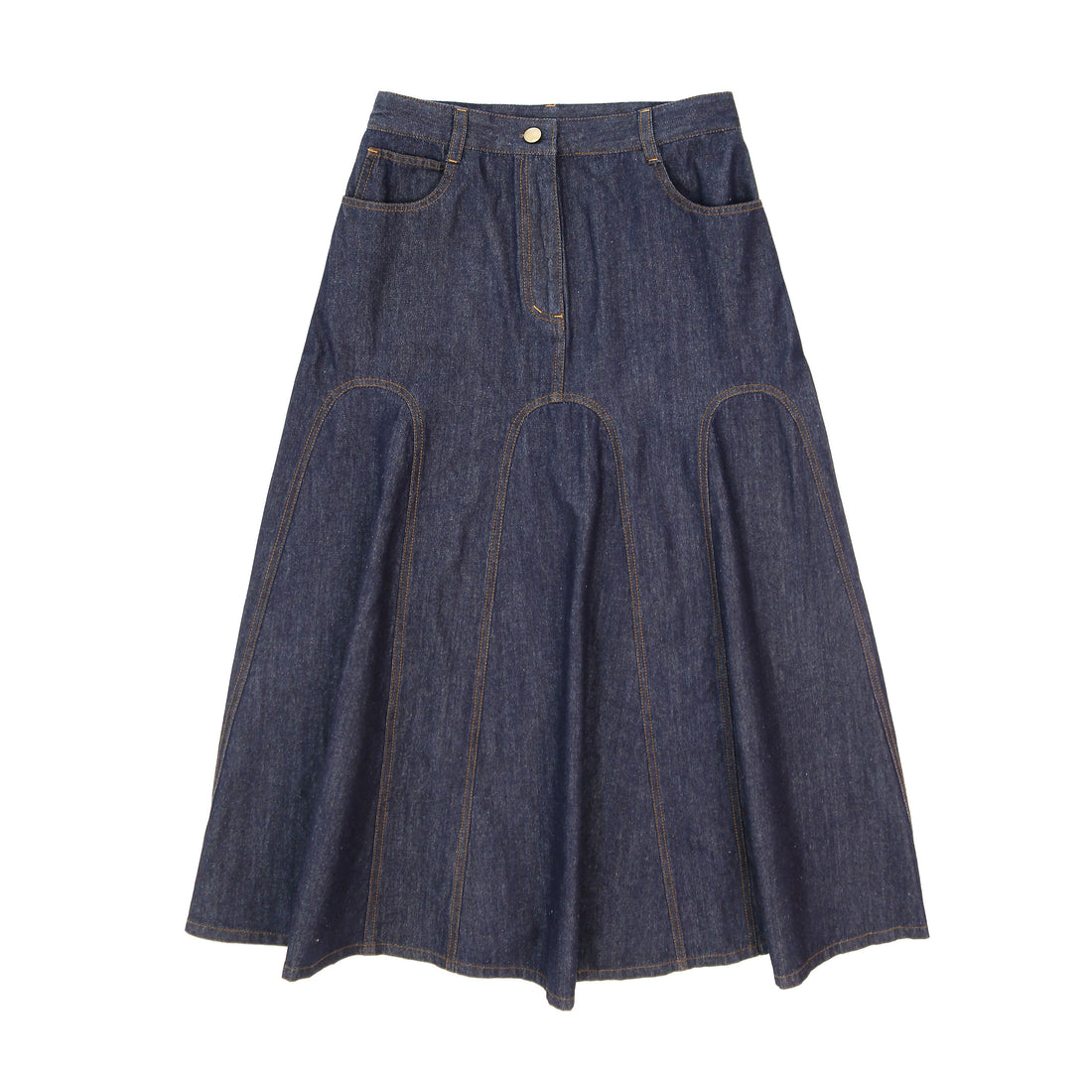 Coco Blanc Denim Skirt