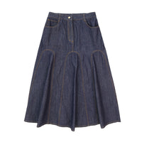 Coco Blanc Denim Skirt