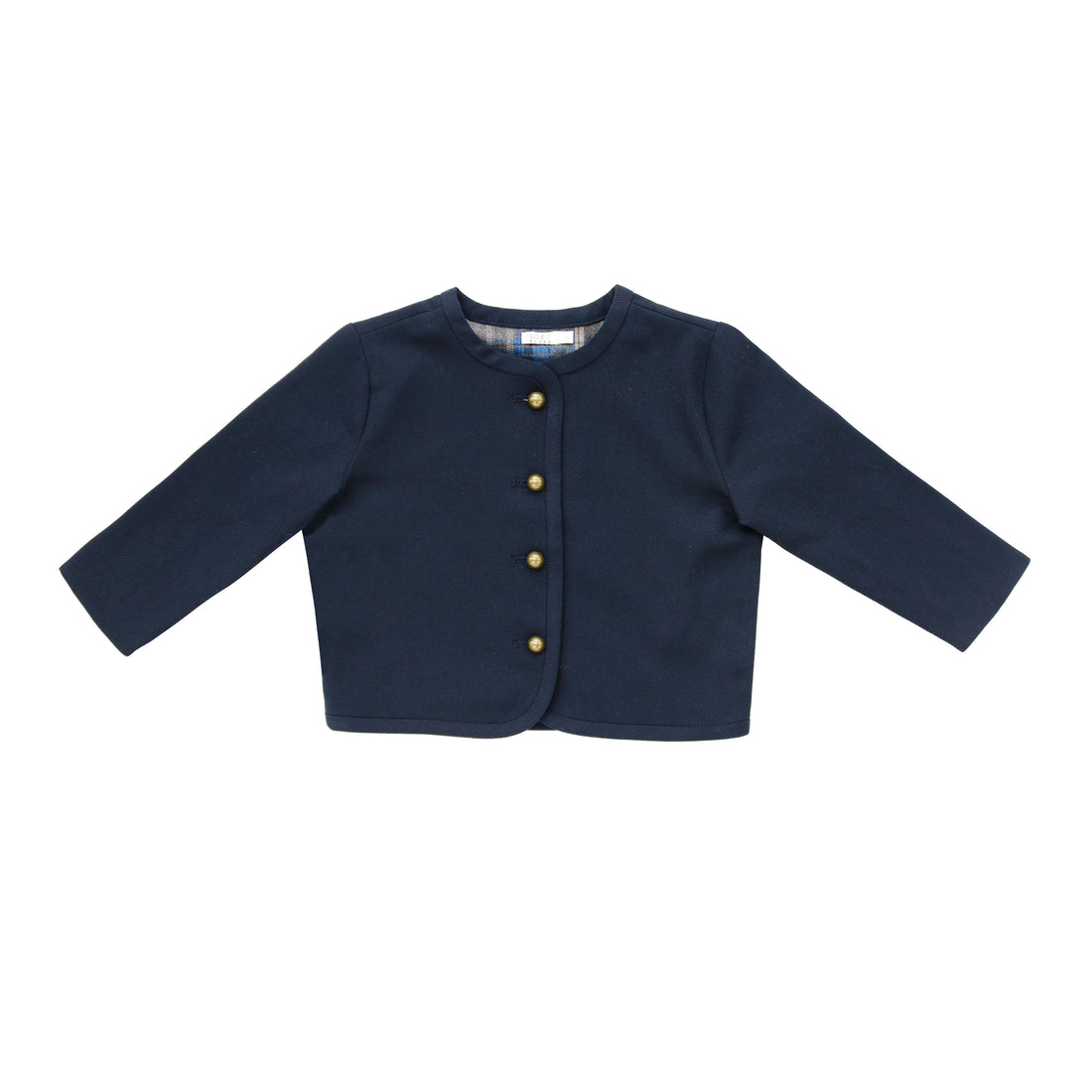 Coco Blanc Navy Cropped Blazer