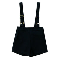 Coco Blanc Navy Suspender Shorts