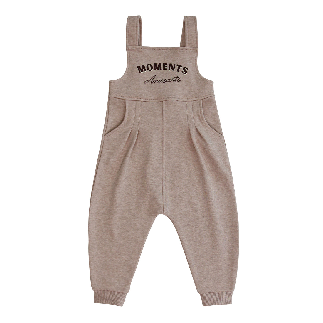 Coco Blanc Marled Blush French Terry Overall