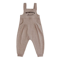 Coco Blanc Marled Blush French Terry Overall