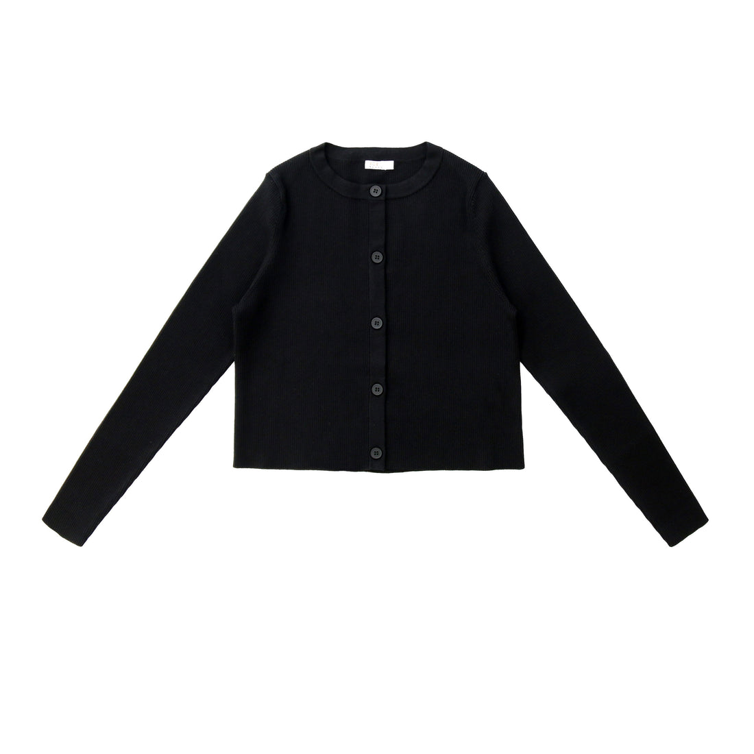 Coco Blanc Black Ribbed Cardigan