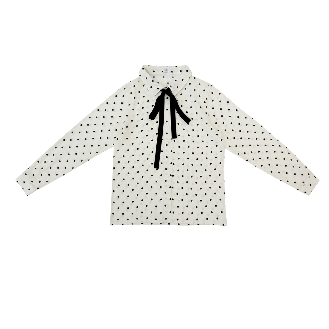 Coco Blanc Cream/Black Polka Dot Blouse