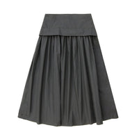 Coco Blanc Black Taffeta Skirt