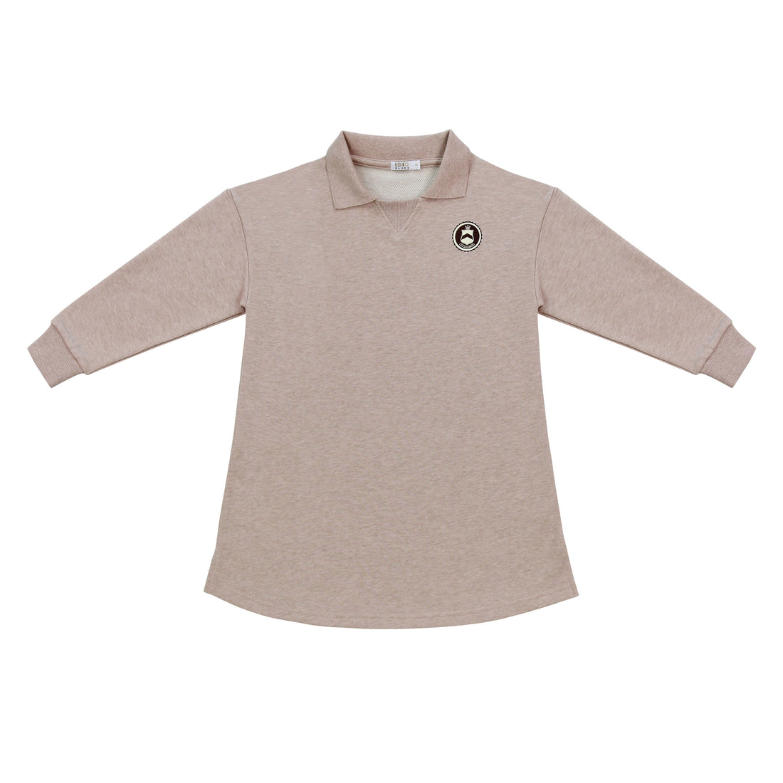 Coco Blanc Marled Blush Sweatshirt Dress