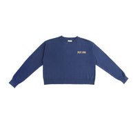 Coco Blanc Navy Boxy Sweater