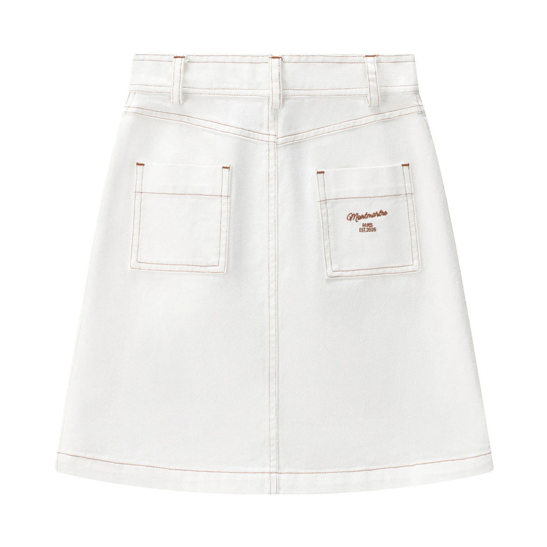 Coco Blanc White Denim Skirt