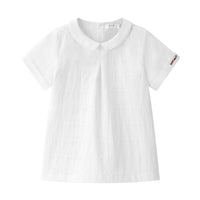 Coco Blanc White Peter Pan Linear Shirt