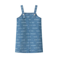 Coco Blanc Blue Denim Printed Jumper