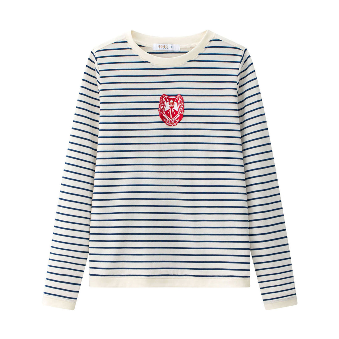 Coco Blanc Blue Stripe tee