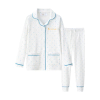 Coco Blanc Blue Polka Dot Pjs