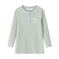 Coco Blanc Green Henley Pjs