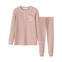 Coco Blanc Pink Henley Pjs