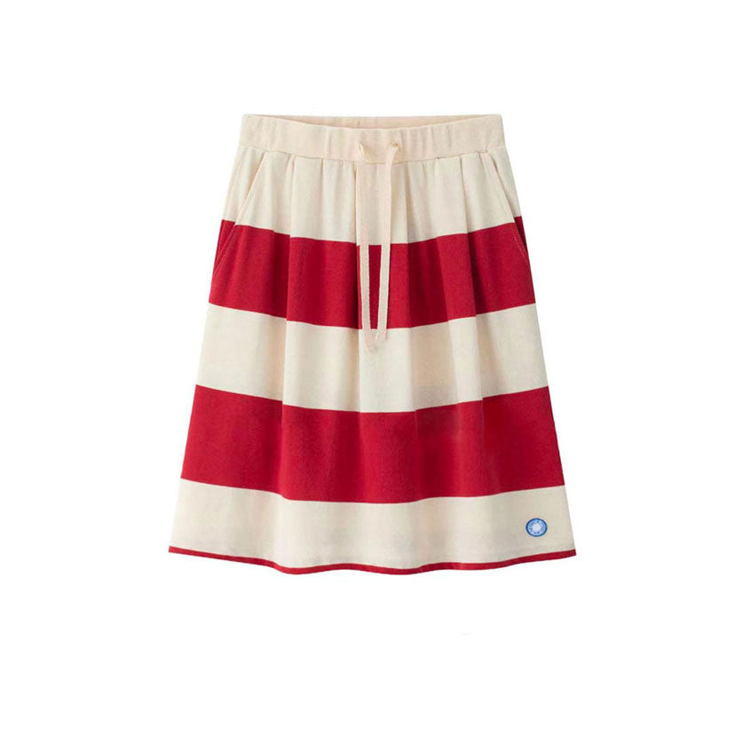 Coco Blanc Red Stripe Skirt