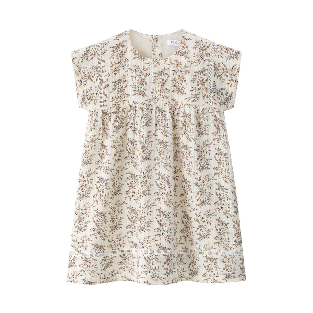 Coco Blanc Floral Short Sleeve Dress
