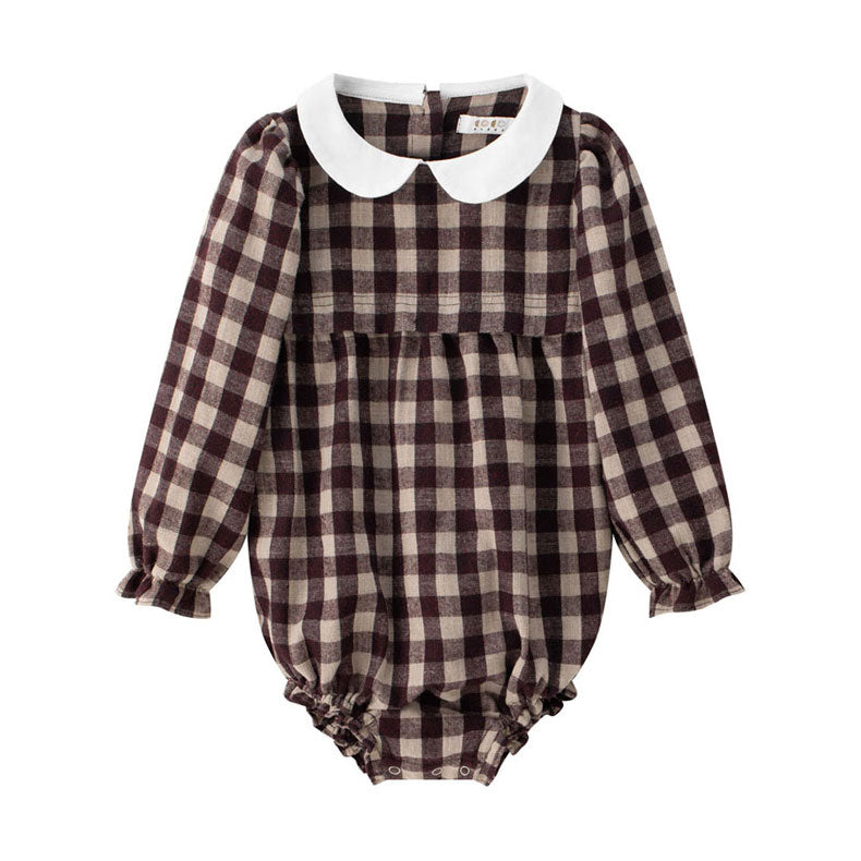 Coco Blanc Burgundy Romper