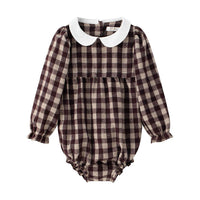 Coco Blanc Burgundy Romper