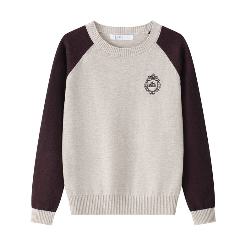 Coco Blanc Burgundy Raglan Sweater