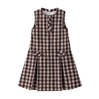 Coco Blanc Burgundy Gingham Jumper