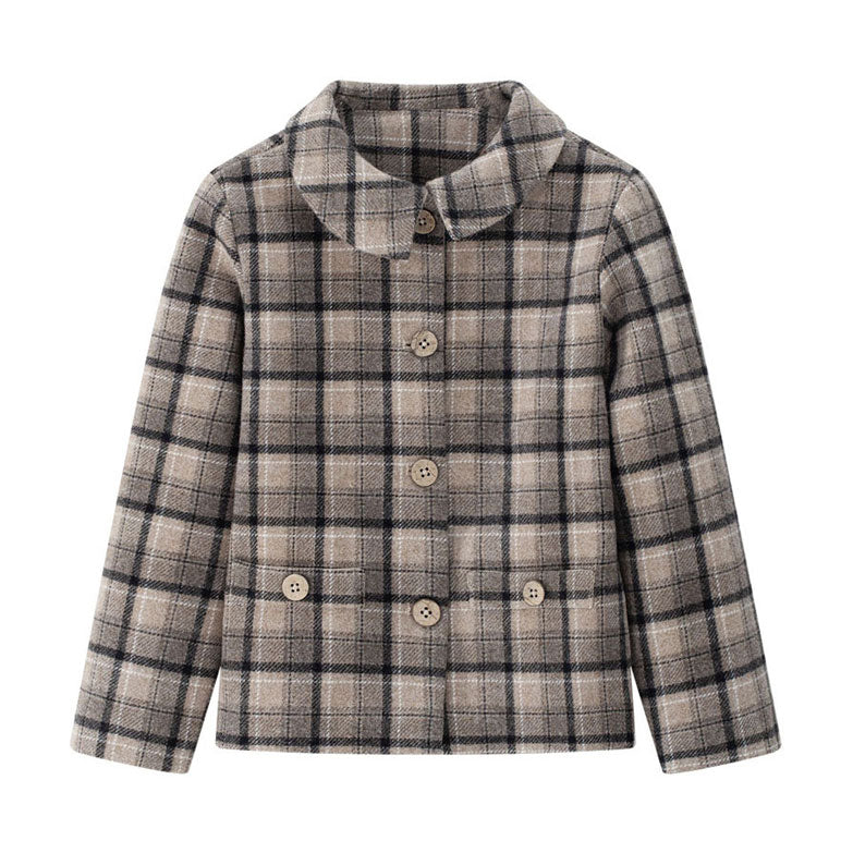 Coco Blanc Navy Plaid Suit
