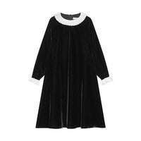 Coco Blanc Black Velvet Dress