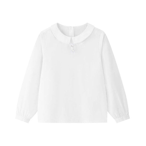 Coco Blanc White Peter Pan Shirt