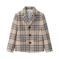 Coco Blanc Blue Plaid Blazer